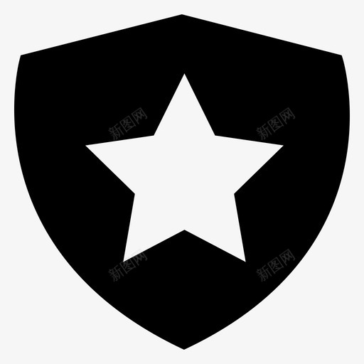 盾牌奖品保护图标svg_新图网 https://ixintu.com 优胜者 体育 保护 奖励雕文图标 奖品 安全 盾牌