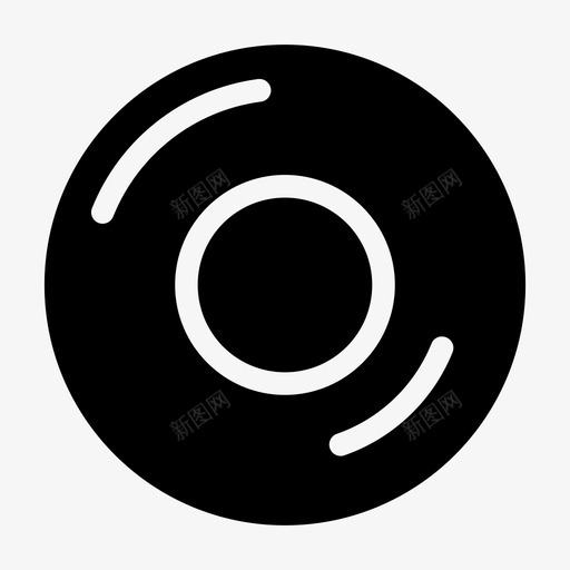 录音音乐播放图标svg_新图网 https://ixintu.com 乙烯基 录制视频 录音 播放 音乐
