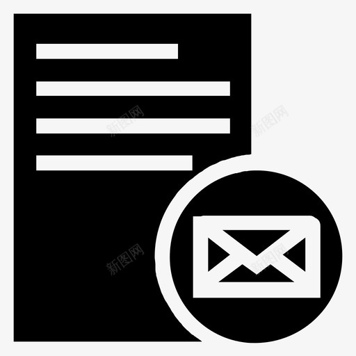 文档数据电子邮件图标svg_新图网 https://ixintu.com 工作表 报告 数据 文档 文档字形 电子邮件 纸张