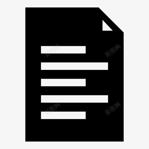 模板对齐左对齐图标svg_新图网 https://ixintu.com 对齐 左对齐 文本 模板 模板对齐 纸张