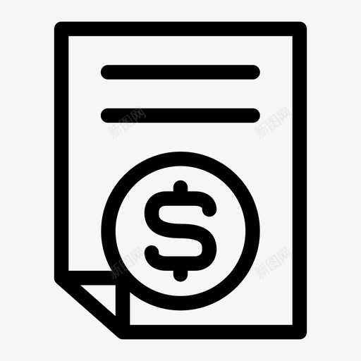财务文件档案银行图标svg_新图网 https://ixintu.com 档案 财务文件 钱 银行