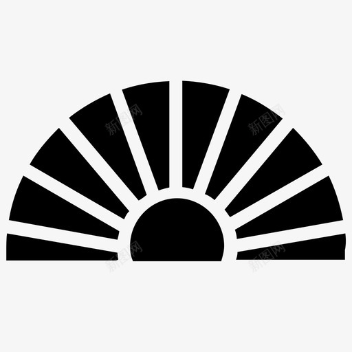 日出浪漫日落图标svg_新图网 https://ixintu.com 日出 日落 浪漫