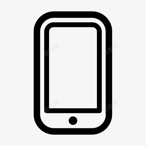 智能手机小工具iphone图标svg_新图网 https://ixintu.com iphone 小工具 手机 智能手机 科技
