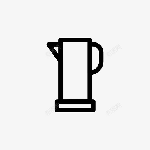 水壶厨师热水图标svg_新图网 https://ixintu.com 厨师 厨房 水 水壶 热水