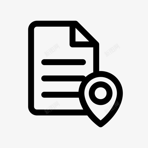 文件申请表格图标svg_新图网 https://ixintu.com 文件 申请 简历 网络粗体 表格