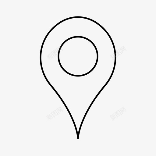 图钉标签标记图标svg_新图网 https://ixintu.com 图钉 标签 标记