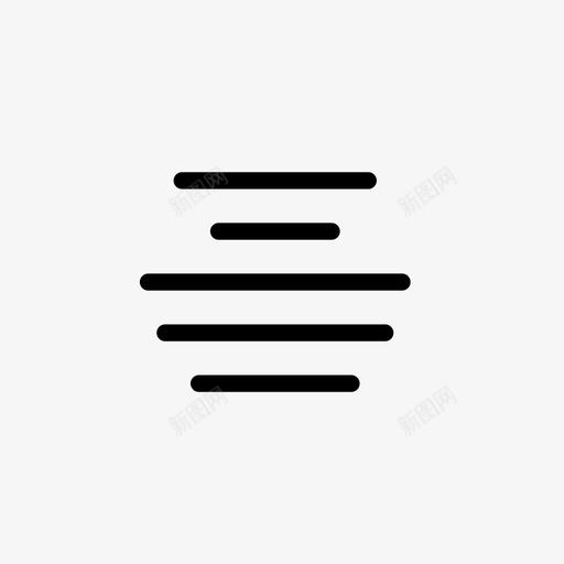 文本居中对齐文本对齐ui图标svg_新图网 https://ixintu.com ui ui200 文本对齐 文本居中对齐