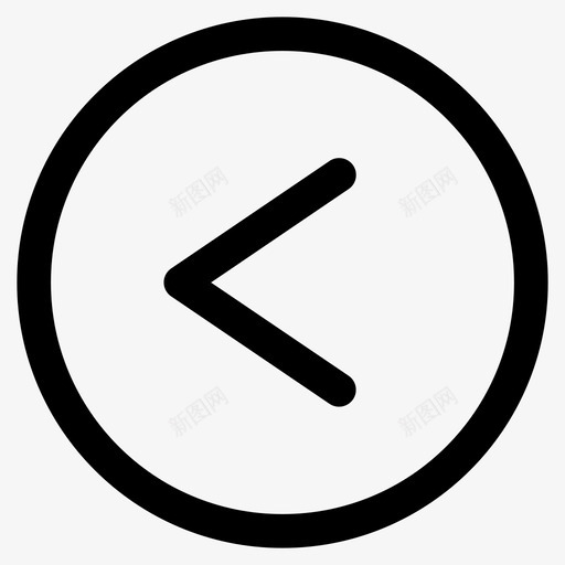 上一个返回一个倒带一个图标svg_新图网 https://ixintu.com 上一个 倒带一个 方向粗体 返回一个