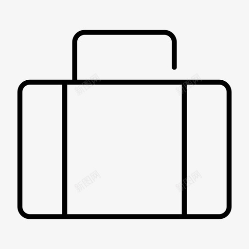 行李包公文包图标svg_新图网 https://ixintu.com 公文包 包 旅行箱 行李