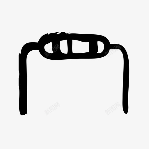 电阻器设备电子设备图标svg_新图网 https://ixintu.com 小工具 电子设备 电阻器 硬件 草图 设备