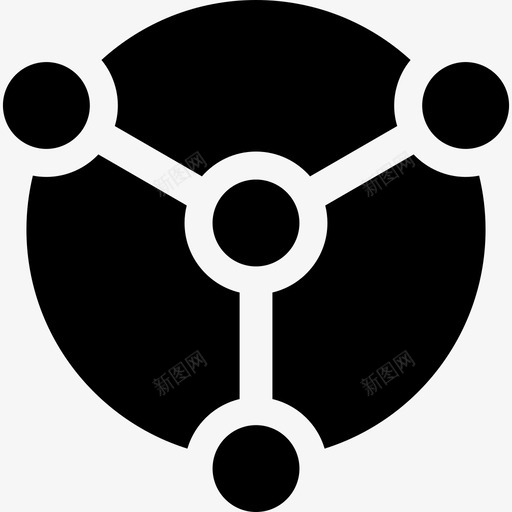 饼图和关系业务信息图表图标svg_新图网 https://ixintu.com 业务 信息图表 饼图和关系