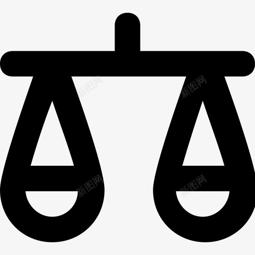 天平秤法院司法秤图标svg_新图网 https://ixintu.com 司法秤 天平秤 教育平滑线图标 法律 法院