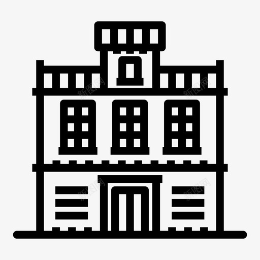 房子建筑历史图标svg_新图网 https://ixintu.com 历史 城市建筑 建筑 房子 房屋