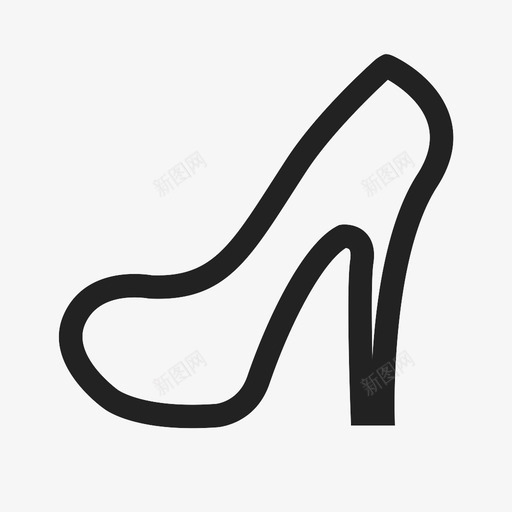 icon_女鞋svg_新图网 https://ixintu.com icon_女鞋