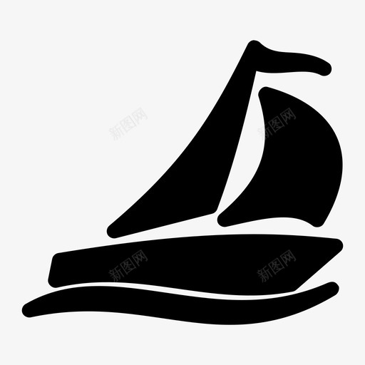 船海运输图标svg_新图网 https://ixintu.com 海 船 车辆 运输