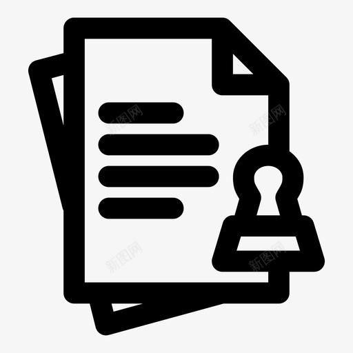 文书图标svg_新图网 https://ixintu.com 文书