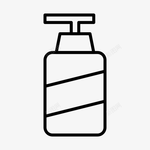 肥皂分配器泡沫液体图标svg_新图网 https://ixintu.com 泡沫 洗涤液 液体 肥皂分配器