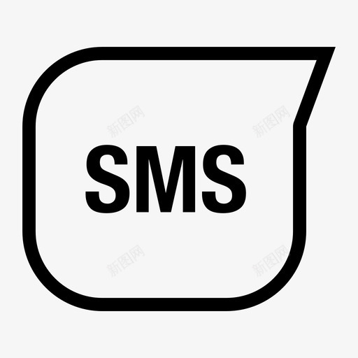 个人资料页电话号码后的短信iconsvg_新图网 https://ixintu.com 个人资料页电话号码后的短信icon