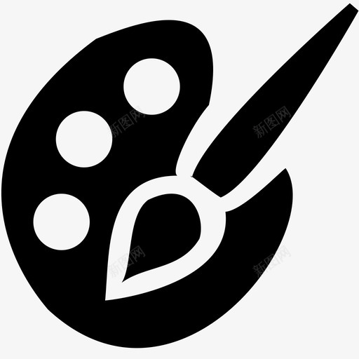 调色盘svg_新图网 https://ixintu.com 调色盘