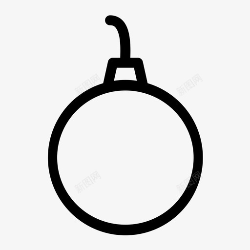 炸弹炸药武器图标svg_新图网 https://ixintu.com 武器 炸弹 炸药