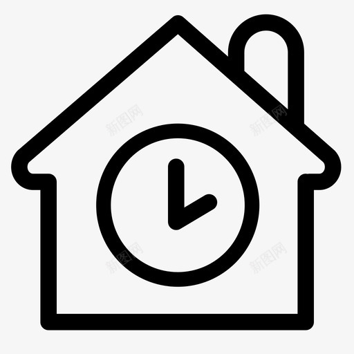 小时房svg_新图网 https://ixintu.com 小时房