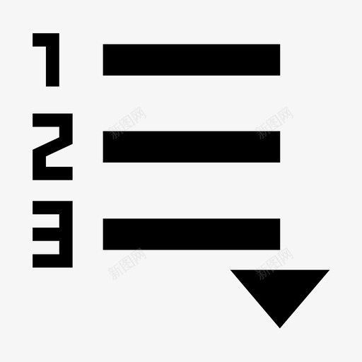 数字列表svg_新图网 https://ixintu.com 数字列表