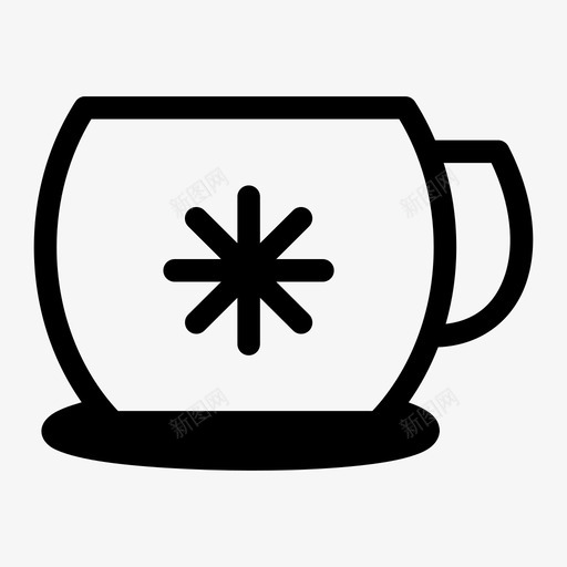 马克杯咖啡杯热饮图标svg_新图网 https://ixintu.com 咖啡杯 热茶 热饮 茶杯 马克杯