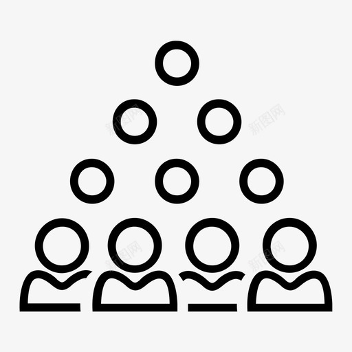 团体成员团队图标svg_新图网 https://ixintu.com 团体 团队 成员