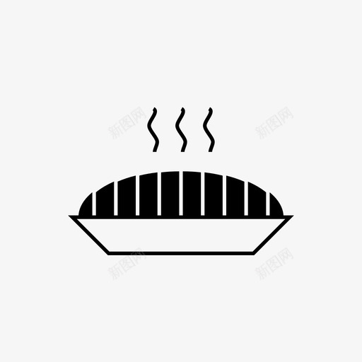食物面包早餐图标svg_新图网 https://ixintu.com 午餐 早餐 晚餐 面包 食物