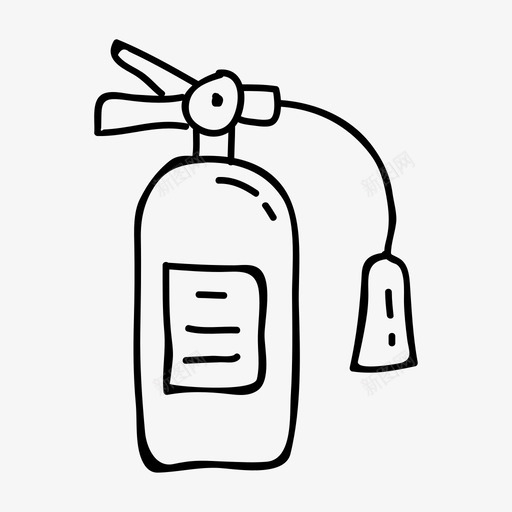 灭火器保安消防队图标svg_新图网 https://ixintu.com 保安 消防队 灭火器