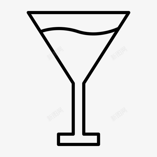 马提尼杯酒酒吧图标svg_新图网 https://ixintu.com 酒 酒吧 马提尼杯 鸡尾酒