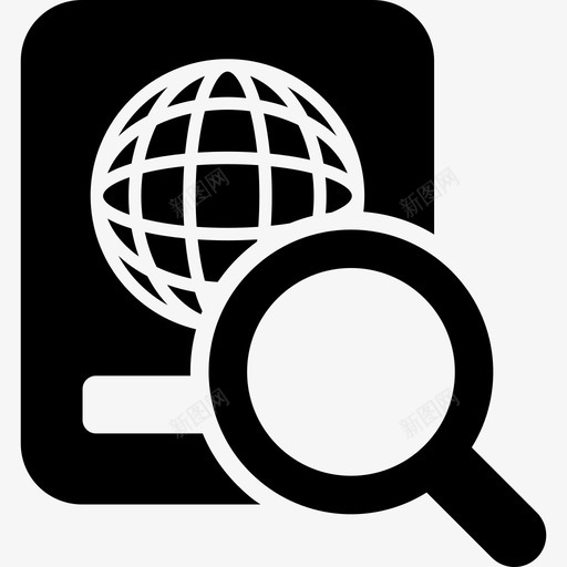 护照检查市内旅游图标svg_新图网 https://ixintu.com 市内旅游 护照检查