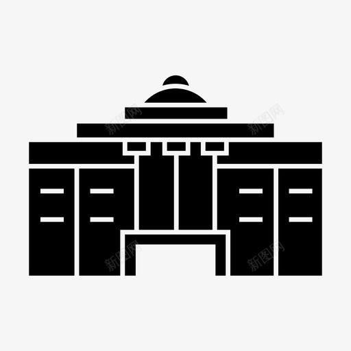 北卡罗来纳州建筑地标图标svg_新图网 https://ixintu.com 北卡罗来纳州 地标 建筑 旅游 纪念碑 首都世界地标符号