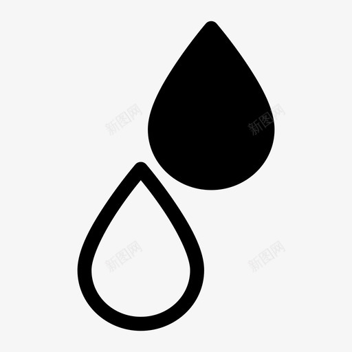 滴血滴雨图标svg_新图网 https://ixintu.com 泪 滴 血滴 雨