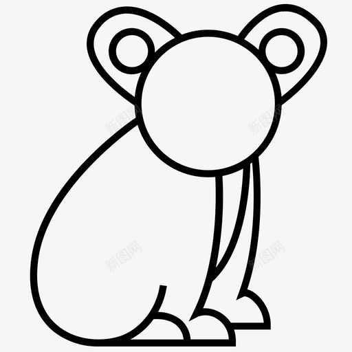 考拉动物丛林图标svg_新图网 https://ixintu.com 丛林 动物 考拉 考拉收藏