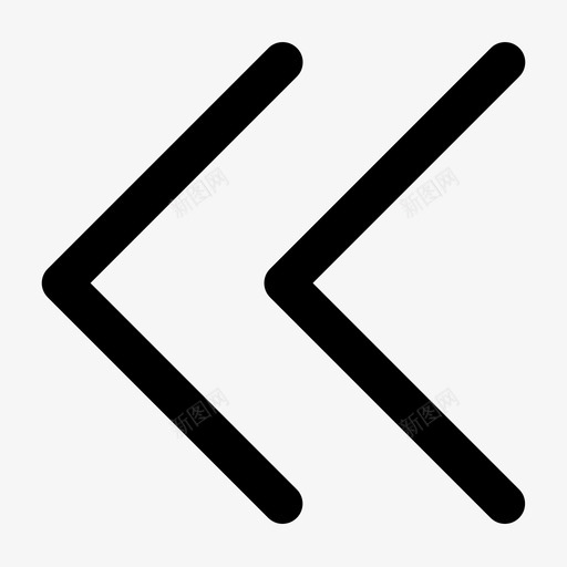 双左剪头svg_新图网 https://ixintu.com 双左剪头