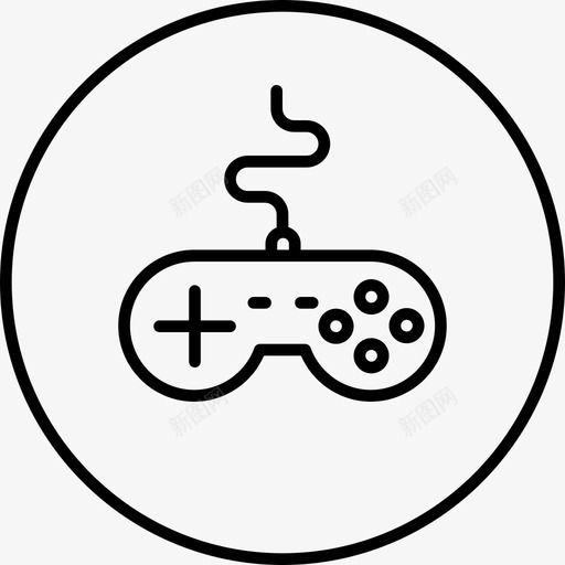 遥控器控制器游戏机图标svg_新图网 https://ixintu.com 夏令营 控制器 游戏机 遥控器