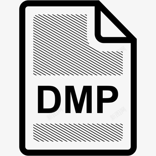 dmp文件扩展名格式图标svg_新图网 https://ixintu.com dmp文件 扩展名 文件格式 格式 类型