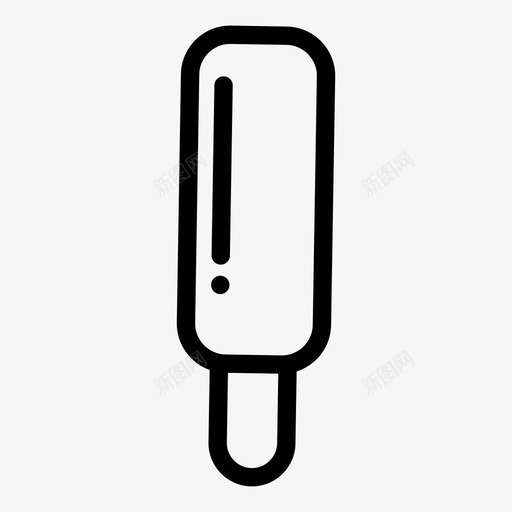 冰棒食物冰淇淋图标svg_新图网 https://ixintu.com 冰棒 冰淇淋 食物