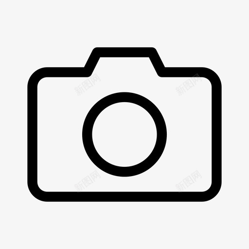 摄像头用户界面图标svg_新图网 https://ixintu.com 摄像头 用户界面