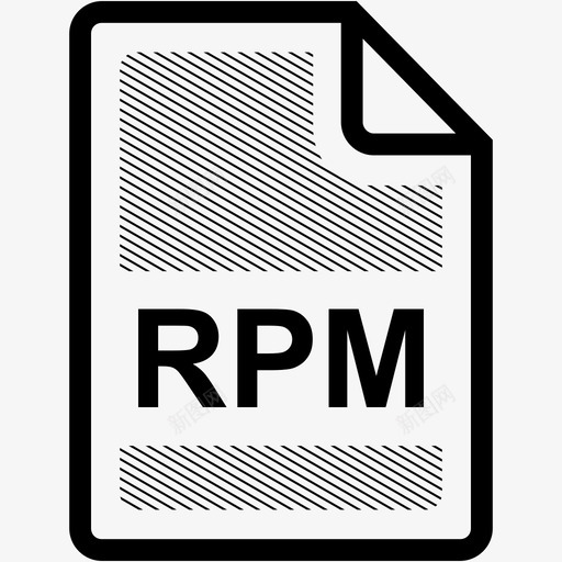 rpm文件扩展名格式图标svg_新图网 https://ixintu.com rpm文件 扩展名 文件格式 格式 类型