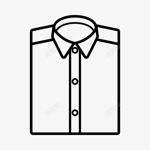 男式衬衫男式服装图标svg_新图网 https://ixintu.com 男式服装 男式衬衫