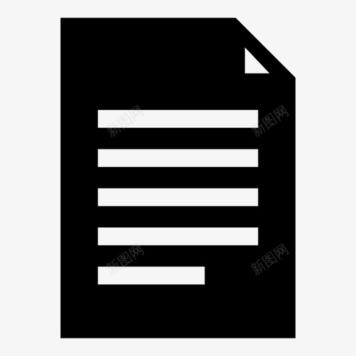 模板文档左对齐图标svg_新图网 https://ixintu.com 左对齐 文本 文档 模板 模板对齐 纸张