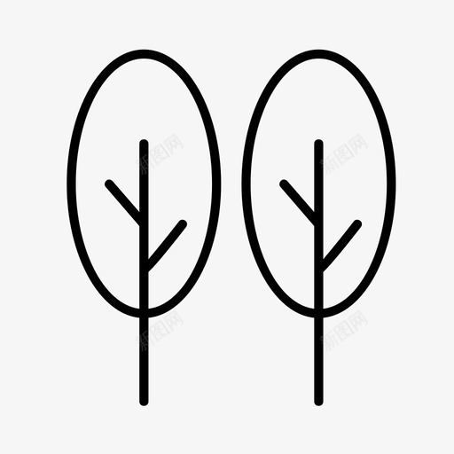 树木自然公园图标svg_新图网 https://ixintu.com 保护区 公园 树木 自然