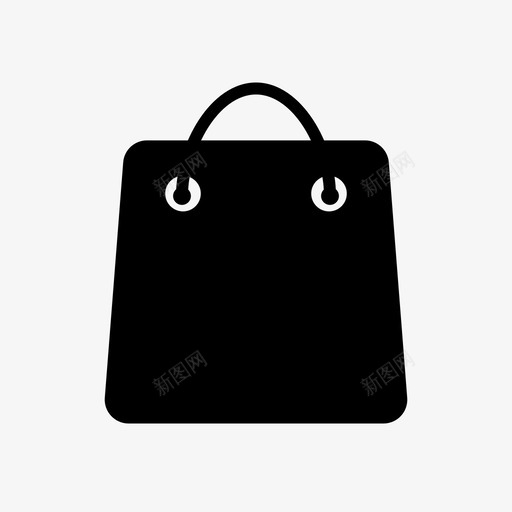 购物袋手袋钱袋图标svg_新图网 https://ixintu.com 会议 奖杯 手袋 旅游 衣服 购物袋 钱袋