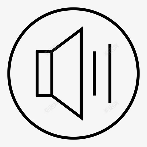 扬声器音量音频音乐图标svg_新图网 https://ixintu.com 声音 扬声器音量 音乐 音乐界面 音频