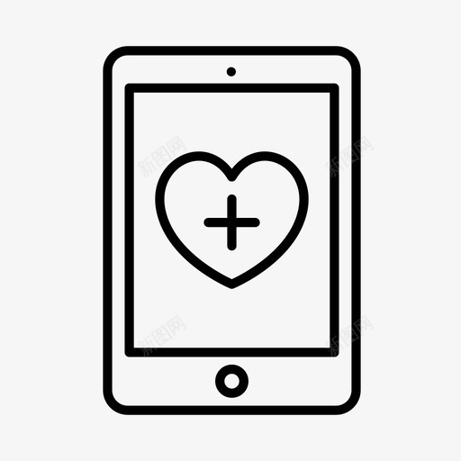 医疗应用程序医生健康图标svg_新图网 https://ixintu.com 健康 健康应用程序 医生 医疗应用程序 医院 移动
