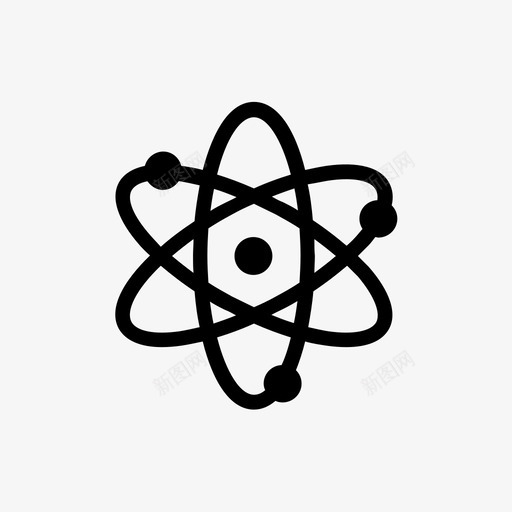 原子图标svg_新图网 https://ixintu.com 原子