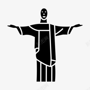 里约热内卢建筑地标图标图标
