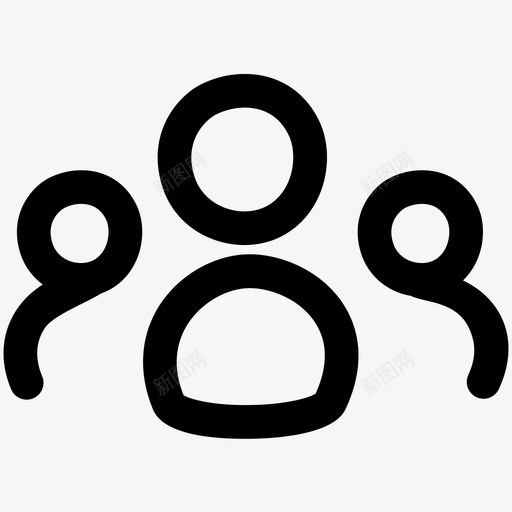 用户客户人图标svg_新图网 https://ixintu.com 人 客户 杂项大纲 注册 用户 用户头像